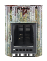 Портал Ферингер Ламель Жадеит + Россо Леванте для печей серии ПФ