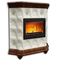 КимрПечь Истра угловой Шоколад (комплектация: Облицовка для топок Ладья-700, Erik-700)