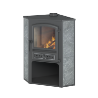  Камин ЭТНА (БКД) угловой "Талькохлорит" Ø 115мм