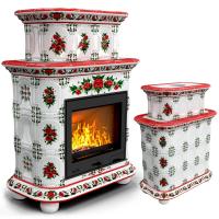 КимрПечь Прованс центральный двухъярусный Маки (топка: Ладья-700) (топка: Ладья-700)