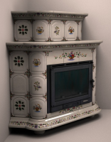 Камин КимрПечь Прованс угловой двухъярусный Руан