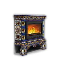 КимрПечь Изразцовая печь Кострома угловой Январь (топка: Ладья-600)