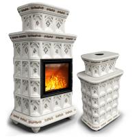 КимрПечь Истра центральный двухъярусный Прованс (комплектация: Облицовка для топки МЛ 700)