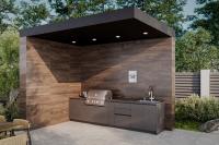 Кухня Astov BBQ № 2 (ширина 3440 мм)