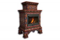 Камин КимрПечь Кострома пристенный двухъярусный Сентябрь