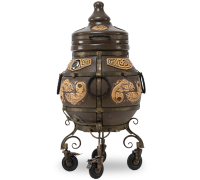 Тандыр ЭКО Шар без столика, на колесах