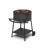 Мангал Везувий "Дачник" с чугунной решеткой "СТЕЙК" Ø 450мм на подставке