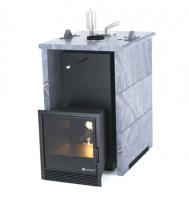 Печь для бани ИзиСтим Анапа в трехстороннем кожухе Талькохлорит