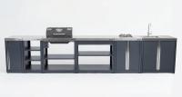Кухня HELIOS SMART без навесных шкафов №2 (6 модулей) (HS-MK-02-6)