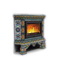 КимрПечь Изразцовая печь Кострома угловой Март (топка: Ладья-700)