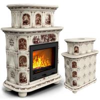 КимрПечь Прованс центральный двухъярусный Звери (топка: Ладья-600) (топка: Ладья-600)