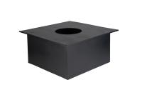 КПД ЧЕРНЫЙ Потолочно проходной узел 500х500 ф280 под сэндвич