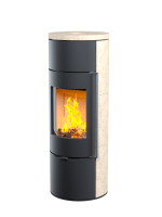 Печь-камин Астов R1.0 L K Крема беж