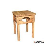 Табурет "Мажор" дуб лакированный 