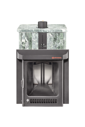 Печь для бани Ферингер Квадра Змеевик+Окаменевшее дерево до 25 м³ (серии ПФ)