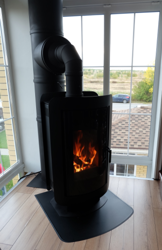 Печь-камин DEFRO HOME OVAL, 9кВт