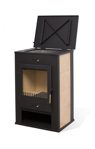Печь-камин Мета-Бел Охта 8 с плитой