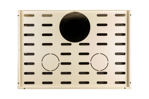 Камин РОДОС 800 СЛОНОВАЯ КОСТЬ шамот белый Экокамин