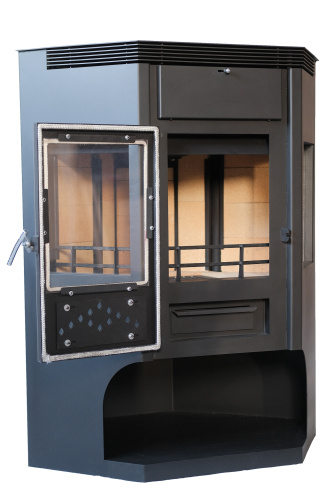 Печь-камин НМК стальная "Сибирь" 15 кВт