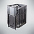Печь для бани Варвара Каменка укороченная топка стекло