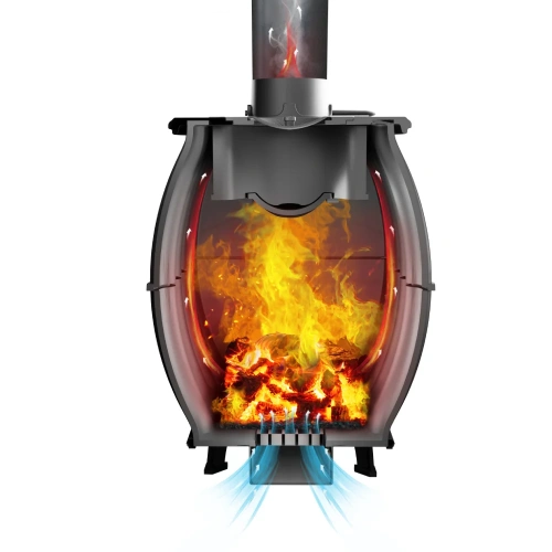 печь БАХТА под КЛЮЧ (+дымоход ПРЯМОЙ, огнезащита, монтаж, доставка)