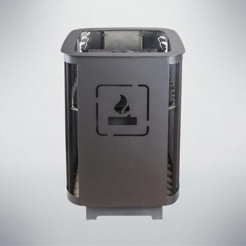 Печь для бани Варвара Каменка укороченная топка глухая дверка