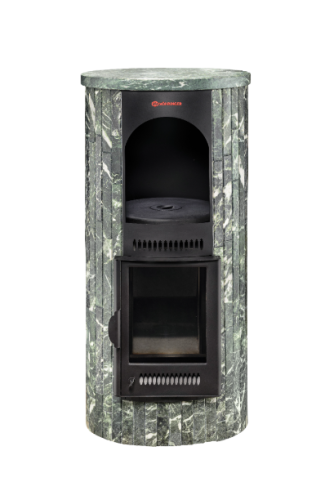 Печь отопительно-варочная Ферингер Лада Ламель Змеевик до 150 м3