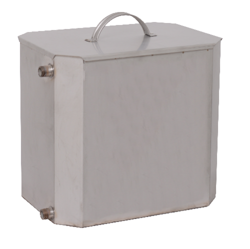 Бак КПД прямоугольный 80л нерж сталь 1 мм