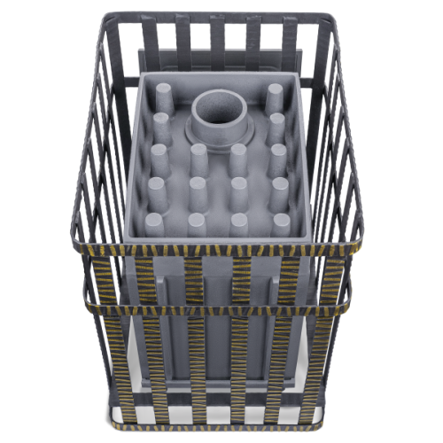 Печь для бани Технолит Гроза сетка 24 (М) сетка