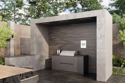 Кухня ASTOV BBQ № 8 (ширина 2040 мм)