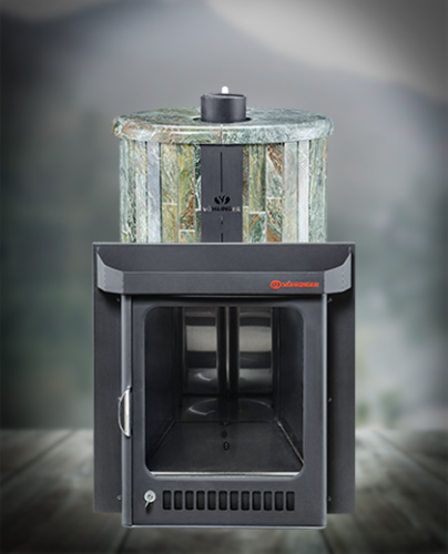 Печь для бани Ферингер Ламель Оптима "Жадеит наборный" до 28 м³ (серия ПФ)