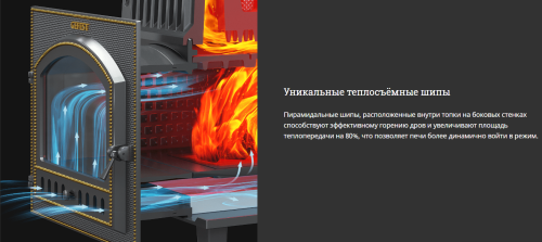 Печь для бани Технолит GFS-ЗК Ураган 25 (М) сетка