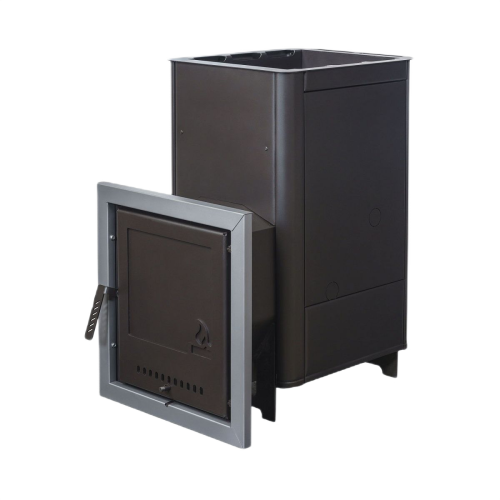 Печь для бани Варвара Мини с навесным баком глухая дверка