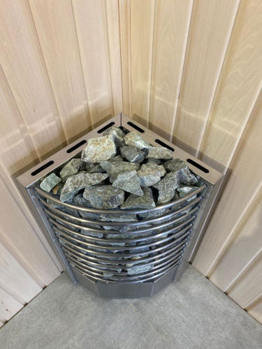 Печь Олимпия 6 кВт (6-10 м3) Угловая РЭК Ресурс электрокаменка ЭКМ