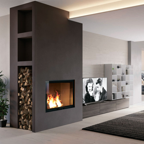 Топка Edilkamin BLOKK 70 N NERO (черная футеровка, натуральная конвекция)