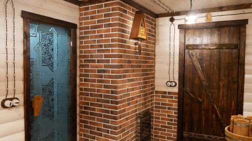 Печь для бани ИзиСтим Анапа в полноценном кожухе Змеевик