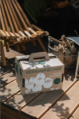 Камни керамические для бани (10кг) ПроМеталл (Мови)