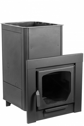 Печь для бани Варвара Паленица с теплообменником стекло