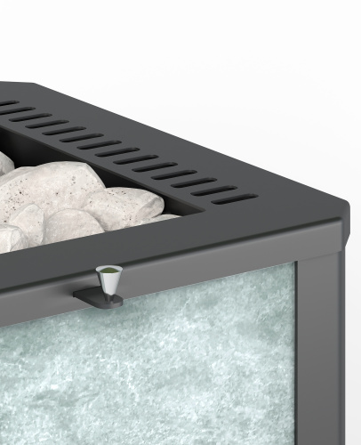 Печь для бани ВЕЗУВИЙ Легенда 28 Панорама "М" талькохлорит