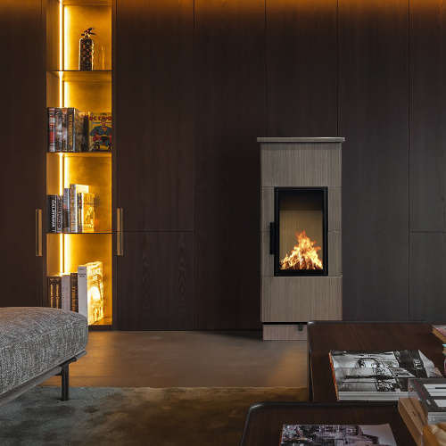 Печь камин Eysen Tabaco Grey (песчаник)