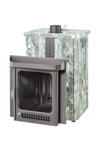 Печь для бани Ферингер Квадра Змеевик+Окаменевшее дерево до 25 м³ (серии ПФ)