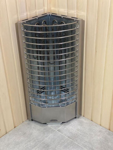 Печь Олимпия 9 кВт (9-15 м3) Угловая РЭК Ресурс электрокаменка ЭКМ