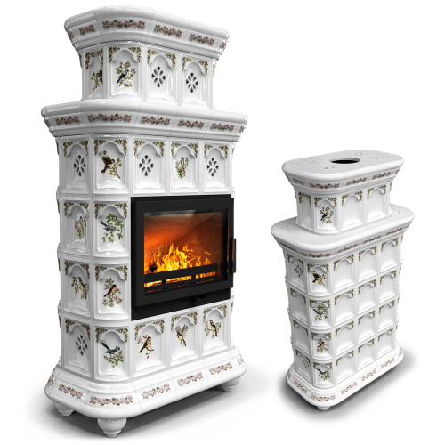 КимрПечь Истра центральный двухъярусный Птицы (комплектация: Ладья-700)