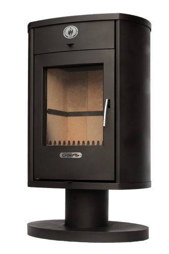 Печь-камин НМК стальная "Сибирь" 10 кВт