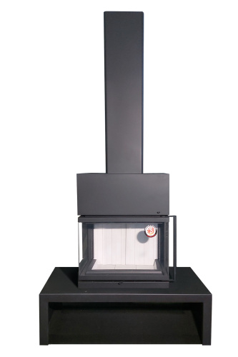 Камин МАДРИД на дровнике Гигант центральный подовый