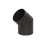 Отвод КПД ЧЁРНЫЙ 45° 