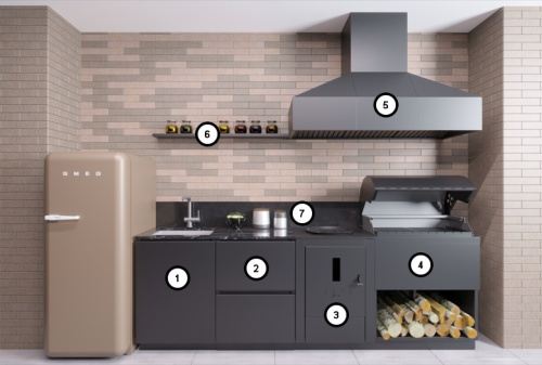 Кухня ASTOV BBQ № 51