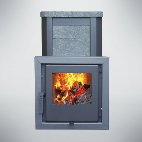 Печь для бани Варвара Сказка мини облицовка Пироксенит